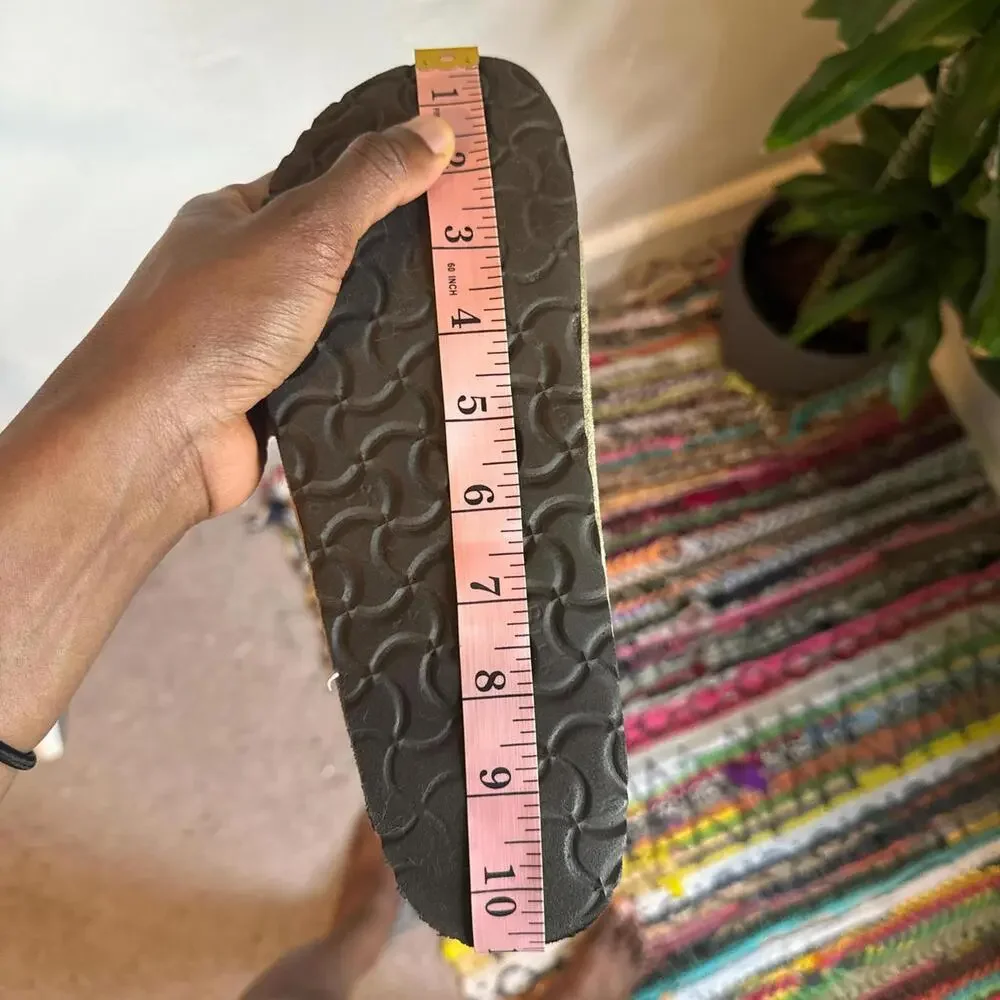 Birkenstock‎ women taupe suede leather sandals